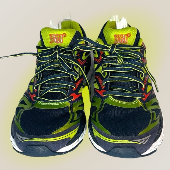 361 Degree Women's Voltar-W Running Shoe Midnight/Limeade Size 7 US Qu!kfoam - Picture 1 of 13